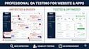 qa testing for your website, app, and software, find bugs and improve usability