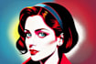 draw a vector pop art illustration from your images