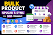 automate woocommerce product import using CSV XML json API ftp