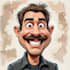 draw a funny caricature with my style