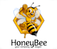 do honey bee logo design for you