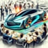 render 3d photorealistic freezer trailer, automotive car