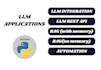 build llm applications, rags and llm integrations