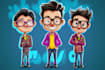 make a mascot cartoon design
