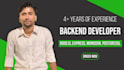 be your backend developer for building apis using nodejs and express