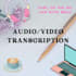 transcribe audio and make video subtitle