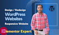 provide affordable elementor website customization