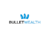 create custom modern and creative bullet wealth logo design