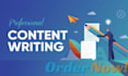 article, blog, and content writing on any topic