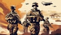 draw military themed illustrations