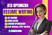 create a professional ats optimized resume and cover letter