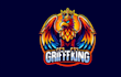 do wonderful grifine king mascot logo design with express delivery