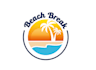 design beautiful beach logo