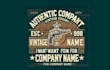 crate authentic vintage logo design with express delivery