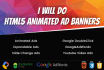 create HTML5 banner ads for google display ads