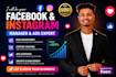 facebook and instragram manager and ads expert