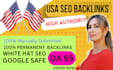 make 110 USA pr9 high da seo backlinks
