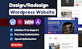 redesign clone revamp wordpress website landing page design