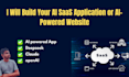 build your ai saas application or ai powered website
