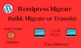 do backup migrate and transfer to new host