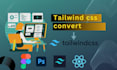 convert figma to tailwind CSS with clean and responsive code