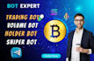 build volume bot and token launchpad