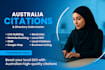 create 300 high quality australian local citations