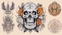 develop custom tattoo design, sketch