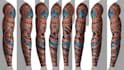 create your custom tribal polynesian tattoo sleeve