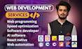 web programming, ai, web, mobile apps, automation and performance optimization