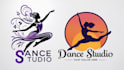 professional modern dance studio logo