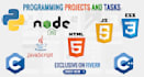do python programming java c cpp programming and website app development project