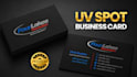 do uv spot business card