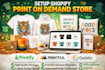 setup shopify print on demand store shopify pod printify printful gelato