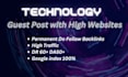 publish technology guest posts and articles on high traffic sites