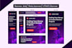 design dynamic animated HTML5 banner ads