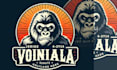 make a gorilla head logo with express delivery