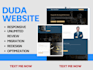 create your website using duda builder
