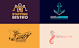 design a professional modern seafood logo