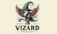 design a powerful wizard mascot logo