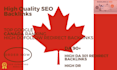 create high da canadian SEO backlinks for google canada ranking