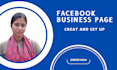do facebook page create and set up, social posts and banners design