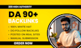 provide high quality dofollow SEO backlinks service