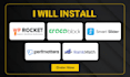 install wp rocket, perfmatters, crocoblock, smart slider and rankmath