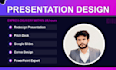 design presentation , investor pitch deck