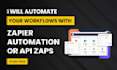 automate your workflows with zapier automations or API zaps