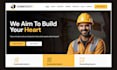 build responsive earthwork website roofing construction website wordpress websit