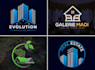make real estate, financial advertising logo design