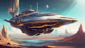 draw a spaceship or vehicle design