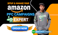 setup and manage amazon PPC campaigns and advertising ads